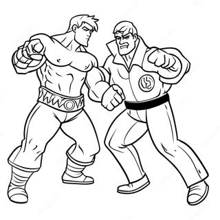 Epic Rumble Movie Scene Coloring Page 70913-56968