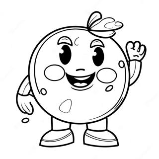 M M Coloring Page 7091-5822