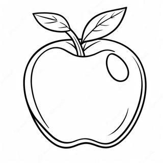 Red Apple Coloring Pages