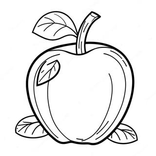 Red Apple Coloring Page 70922-56974