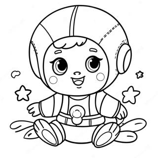 Baby In Yellow Coloring Pages