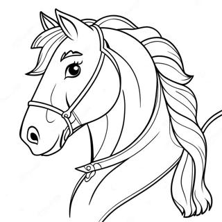 Western Horse Coloring Page 70952-57002