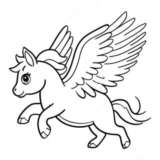 Majestic Hippogriff In Flight Coloring Page 70963-57008