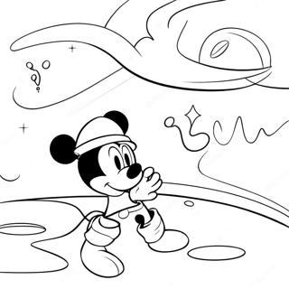 Mickey Mouse Clubhouse Space Adventure Coloring Pages