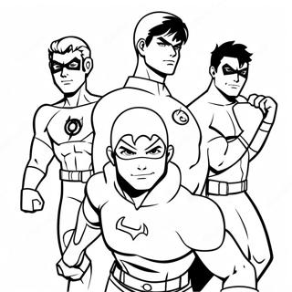 Young Justice Coloring Pages