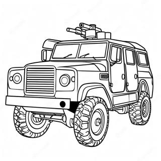 Military Camo Vehicle Coloring Page 71013-57048