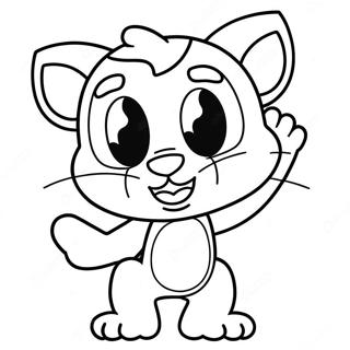 Talking Tom Hero Coloring Pages