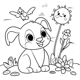 Have A Great Day Happy Animals Coloring Page 71043-57070