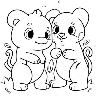 Have A Great Day Happy Animals Coloring Page 71043-57072