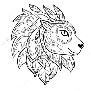 Spirit Animal Coloring Pages