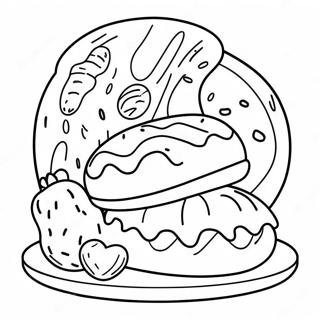 Colorful Pan Dulce Bakery Scene Coloring Page 71103-57124