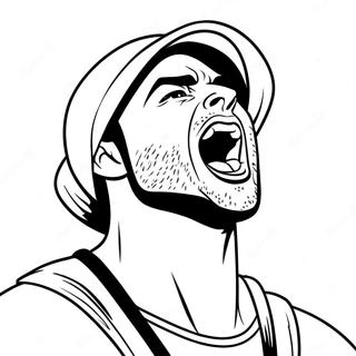 Derek Hale Howling Coloring Page 71113-57130