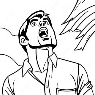 Derek Hale Howling Coloring Page 71113-57132