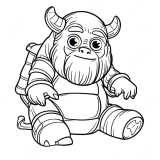 Thing Coloring Pages