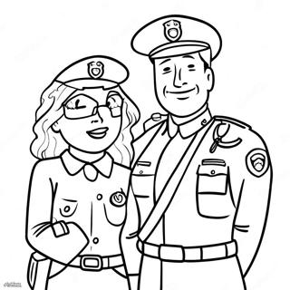 Officer Buckle And Gloria Coloring Pages