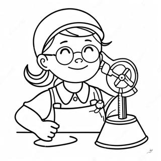 Creative Rosie Revere Engineer Coloring Page 71173-57182