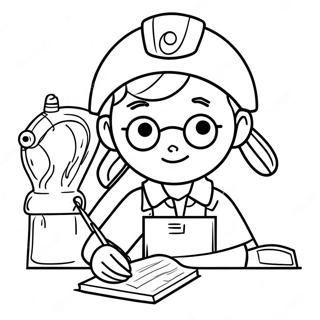 Creative Rosie Revere Engineer Coloring Page 71173-57184