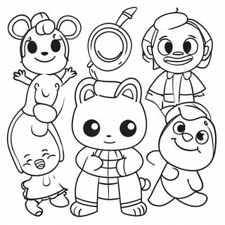 Rhyming Coloring Pages