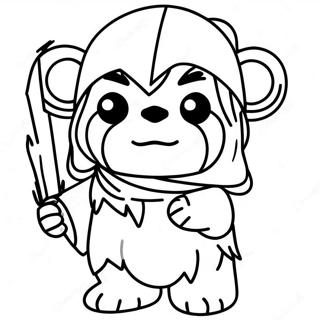 Ewok Coloring Pages