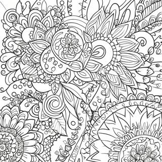 Hippie Trippy Coloring Pages