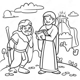 Colorful Bible Stories Coloring Page 71233-57233