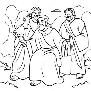 Colorful Bible Stories Coloring Page 71233-57235