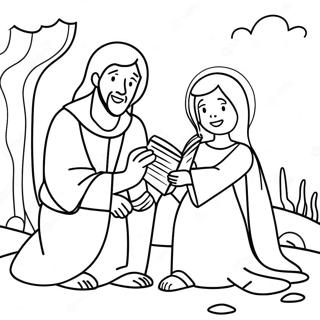 Colorful Bible Stories Coloring Page 71233-57236