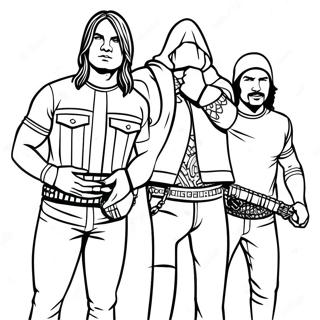 Creed Band Members Coloring Page 71243-57229