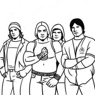 Creed Band Members Coloring Page 71243-57230