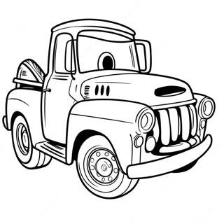 Mater Coloring Page 71252-57239