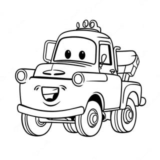 Funny Mater With A Big Smile Coloring Page 71253-57241