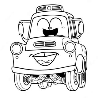 Funny Mater With A Big Smile Coloring Page 71253-57242