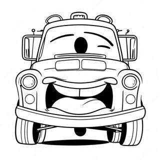 Funny Mater With A Big Smile Coloring Page 71253-57243