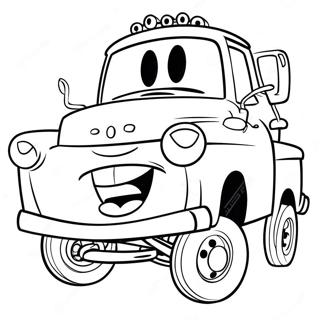 Funny Mater With A Big Smile Coloring Page 71253-57244