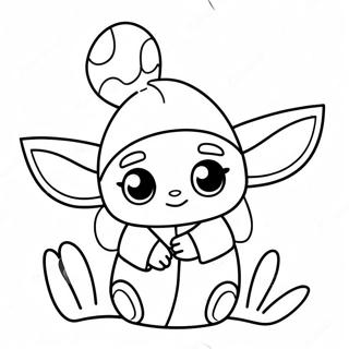 Baby Yoda Easter Coloring Pages