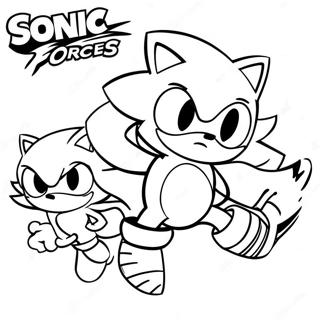 Sonic Forces Coloring Page 71272-57254