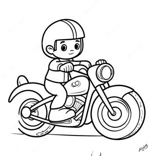 Bike Safety Coloring Pages