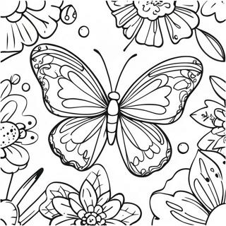 Vibrant Prismacolor Butterfly Coloring Page 71293-57273