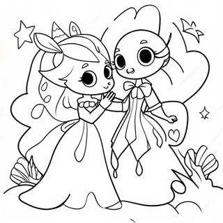 Enchanting Just Add Magic Characters Coloring Page 71303-57282