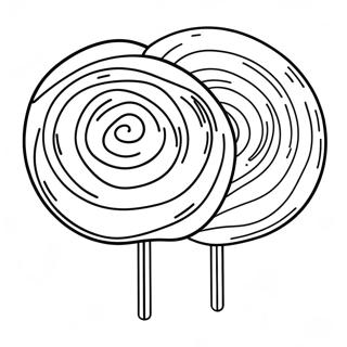 Lollipop Coloring Page 7131-5854