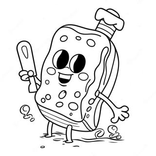 Spongebob Popsicle Coloring Pages