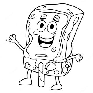 Spongebob Popsicle Coloring Page 71322-57299