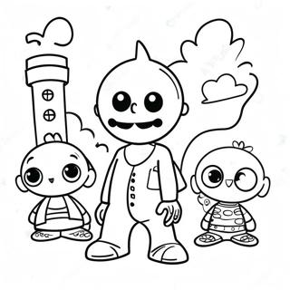 Charlie S Colorform City Fun Characters Coloring Page 71353-57321