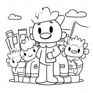 Charlie S Colorform City Fun Characters Coloring Page 71353-57322