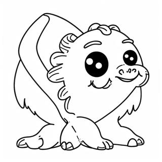 Love Monster Coloring Page 71372-57336