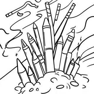 Colorful Crayola Art With Edge Coloring Page 71393-57356