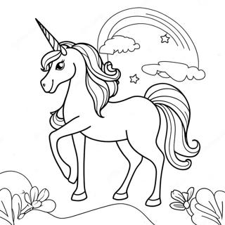 Unicorn Horse Coloring Page 71402-57358