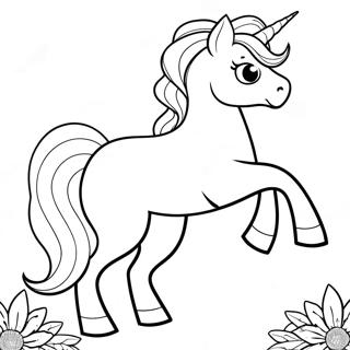 Unicorn Horse Coloring Page 71402-57359