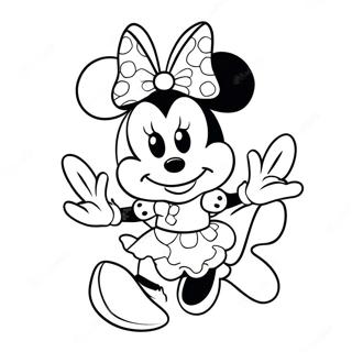 Minnie Bowtique Coloring Page 71412-57364