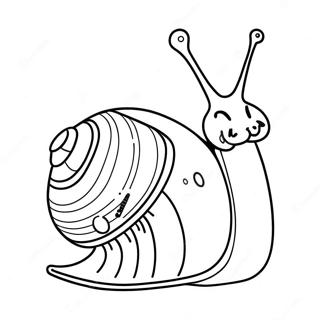 Cute Gary The Snail Coloring Page 7142-5864